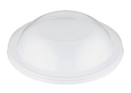 Raised Dome Plastic Round lid (Suits 220 - 600ml round container)